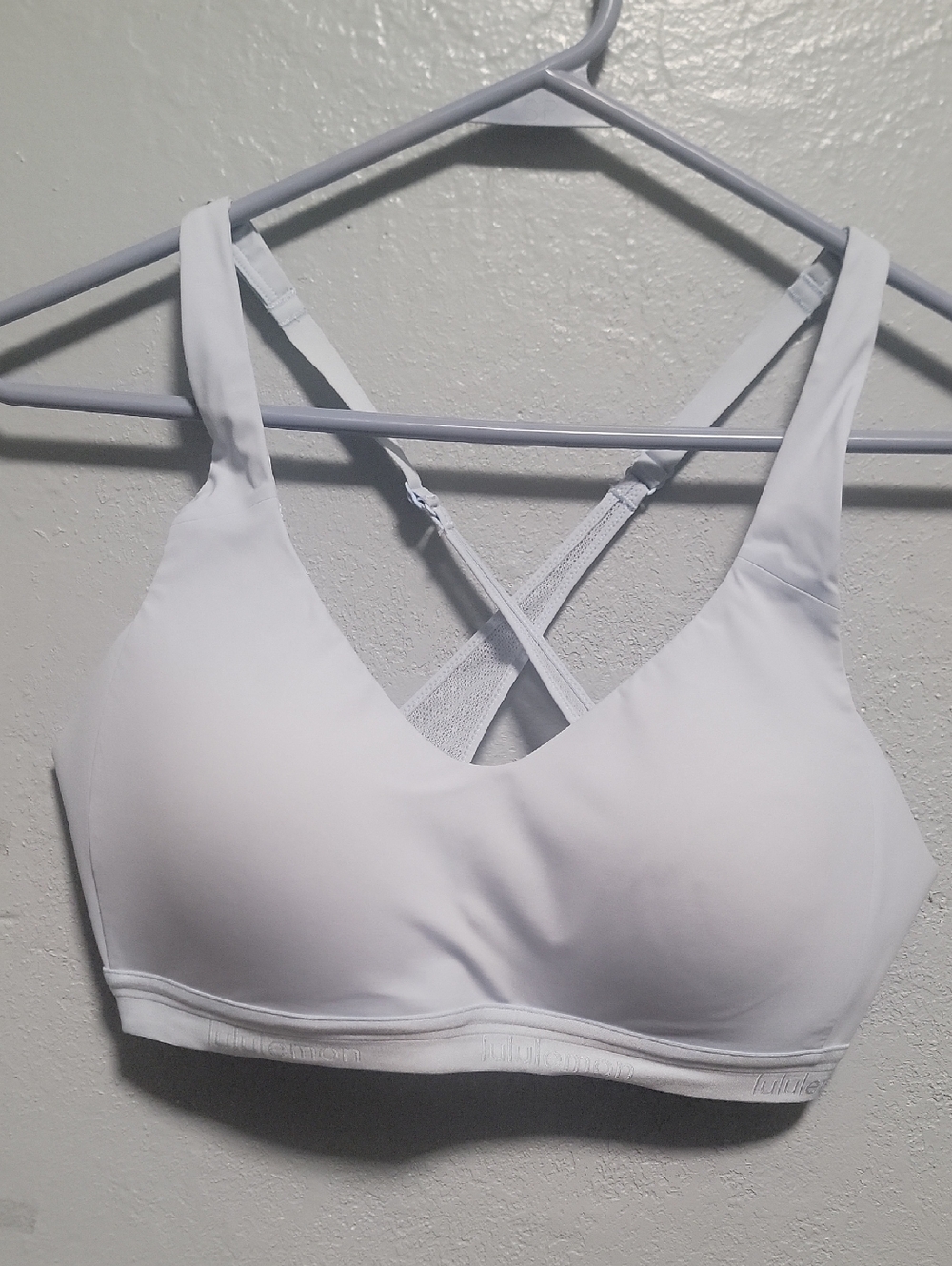 lululemon athletica White Crossback Light-Support Sports Bra